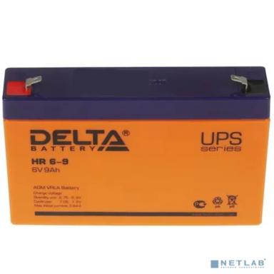 Delta HR 6-9 (9 А\ч, 6В) свинцово- кислотный аккумулятор 