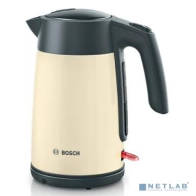 BOSCH TWK7L467 Чайник,1.7л. 2400Вт, бежевый