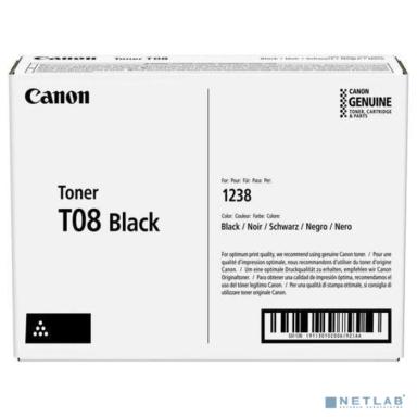 Тонер-картридж T08 (black) для Canon i-S X 1238i 11000 стр.