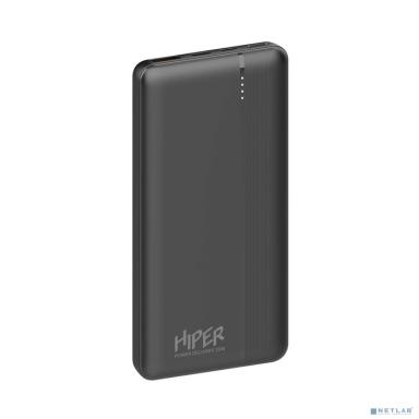 Hiper Мобильный аккумулятор Hiper MX Pro 10000 10000mAh 3A QC PD 1xUSB черный (MX PRO 10000 BLACK)