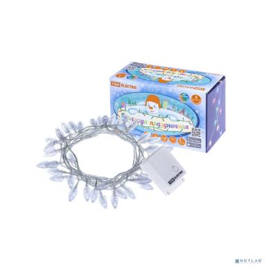 TDM SQ0361-0050 Гирлянда светодиодная "Шишки" 50LED, 5м, 8 режимов, многоцвет., прозр. шнур, 250 В,  