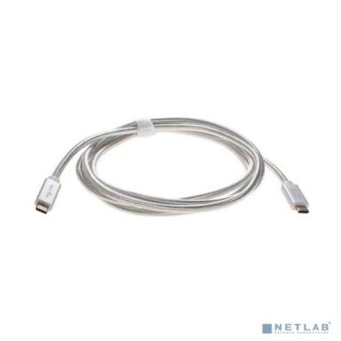 Telecom TC420S-2M Кабель USB 3.1 Type Cm -- Cm  IC 5А 20Gbs длина 2M, Telecom <TC420S-2M> серебрряный