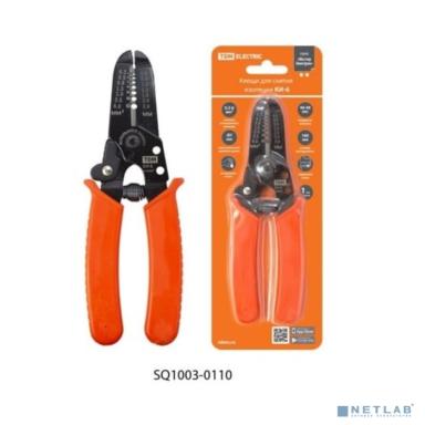 TDM SQ1003-0110 Клещи для снятия изоляции КИ-6, сечение зачищаемого провода 0,3-6 мм "МастерЭлектрик" 