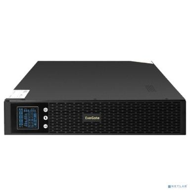 Exegate EX293054RUS ИБП Pure Sine Wave ExeGate SinePower UHB-3000.LCD.AVR.1SH.4C13.RJ.USB.2U <3000VA/2400W, LCD, AVR, 1*Schuko+4*C13, RJ45/11, USB, Rackmount 2U/Tower, металлический корпус, Black>