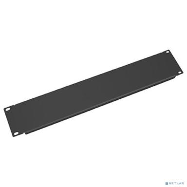 Cabeus SH-J019-2U-BK Заглушка (Фальш-Панель) 19" 2U, цвет черный (RAL 9004)