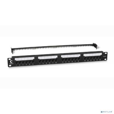 Cabeus PL2-24-Cat.6-Dual IDC Патч-панель 19" (1U), 24 порта RJ-45, категория 6, Dual IDC, с задним кабельным организатором, new