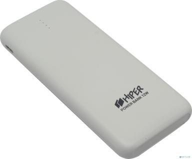 Мобильный аккумулятор Hiper PSL5000 5000mAh 2.1A 2xUSB белый (PSL5000 WHITE)