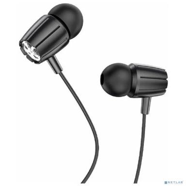 HOCO M88/ Наушники + микрофон/ Кнопка ответа/ 1.2м/ 3.5 mm jack/ Black