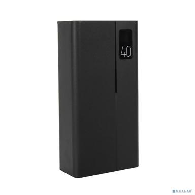 Perfeo Powerbank MOUNTAINS 40000 mAh/LED дисплей/PD + QC 3.0/Type-C/4 USB/Выход: 3A, max 22.5W/Black (PF_D0144)