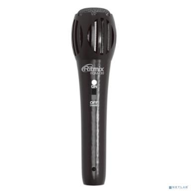 RITMIX RDM-130 black {50 Гц-16000 Гц, 600 Ом +/- 30%, -70 дБ +/-3 дБ, 3 pin XLR - Jack 6.3 мм, 3 м, пластик, черный}