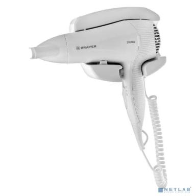 BRAYER  BR3021 Фен настенный,  2000 Вт,белый