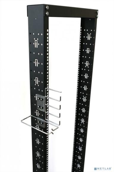 Стойка однорамная Hyperline ORL1-42-RAL9005 42U 516ммX106мм 200кг черный