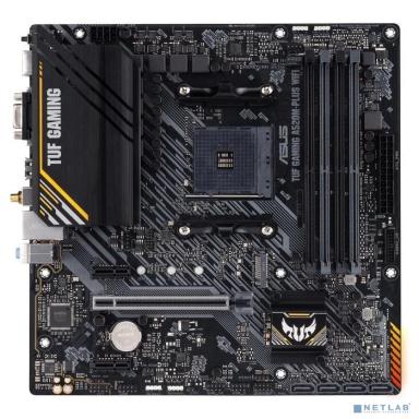ASUS TUF GAMING A520M-PLUS WIFI (Socket AM4, mATX, 4xDDR4(128GB), VGA/DP/HDMI, 1 x PCIe 3.0 x16/, 1xLAN, 4xSATA 6Gb/s, 1xM.2, 1 x M.2 socket 3 Key, Wi-Fi 5, 2xUSB 3.2, 1xPS/2)