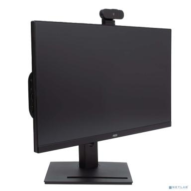 AIO HIPER Office HO-K23M-H510-B (23,8"/IPS/FHD/H510/cooler/BT 4.2/WiFi 5/VESA/DVD RW/Rotable stand/camera 5mp/cardreader/(2*USB/1*SD/1*Type C)/Whithout CPU/RAM/SSD))/Black