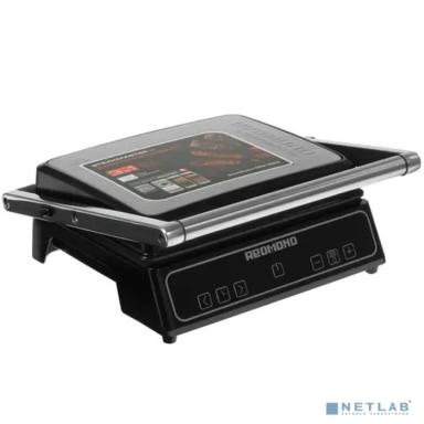 REDMOND RGM-M809 SteakMaster Электрогриль, 2000Вт, черный/серебристый