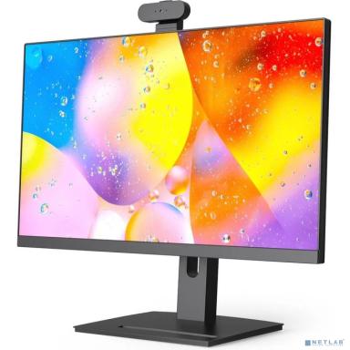 Моноблок Rombica Helios 23.8" Full HD i5 12400 (2.5) 16Gb SSD512Gb UHDG 730 DVDRW Windows 11 Professional GbitEth WiFi BT клавиатура мышь Cam черный 1920x1080