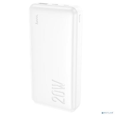 Hoco J87A Портативный аккумулятор, 20000mAh, 3A, белый   (61040)      