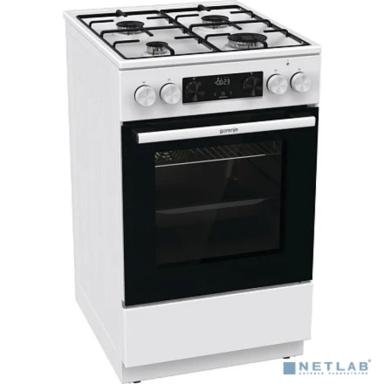 Плита Комбинированная Gorenje GK5C60WJ белый (без крышки) реш.сталь