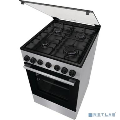 Плита Комбинированная Gorenje GK5B40SH серебристый (стеклянная крышка) реш.сталь
