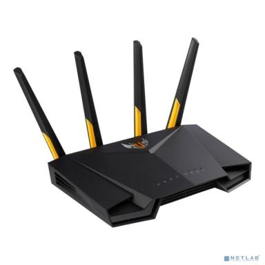 Роутер беспроводной ASUS TUF-AX3000 (V2) 4 LAN, 1000 Мбит/с, 4 (802.11n), 5 (802.11ac), 6 (802.11ax), 1 x USB 3.2, 3G, 4G/LTE, IPv6 черный