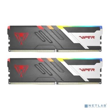 Память DDR5 2x32Gb 5600MHz Patriot PVVR564G560C40K Viper Venom RGB RTL Gaming PC5-44800 CL40 DIMM 288-pin 1.35В kit с радиатором Ret