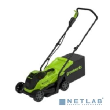 Greenworks GD24LM33 Газонокосилка аккумуляторная , 24V, 33 см, бесщеточная, без АКБ и ЗУ [2516107]