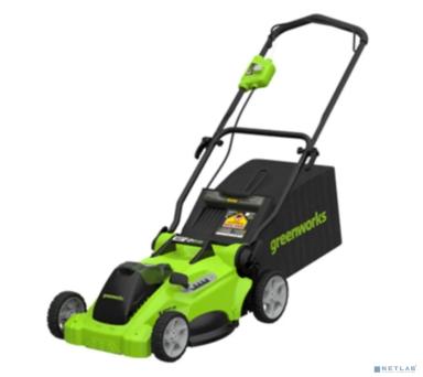 Greenworks GD40LM16X Газонокосилка аккумуляторная , 40V, бесщеточная, 41 см, без АКБ и ЗУ [2517907]