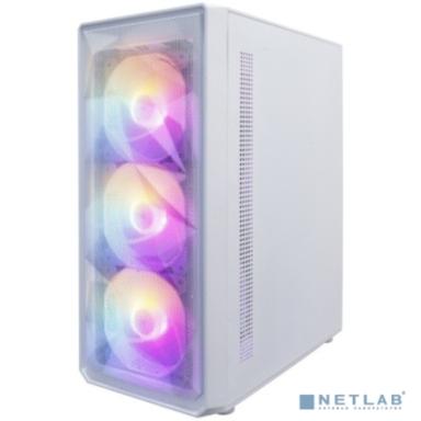 1STPLAYER FD3 White / ATX / 4x120mm LED fans inc. / FD3-WH-4F1-W