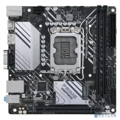 ASUS PRIME H610I-PLUS D4-CSM (Socket 1700, mini ITX, 2xDDR4(64GB), D-SUB/HDMI 2.1/DP, 1xPCIe 4.0x16, 1xLAN, 4xSATA 6Gb/s, 1xM.2, 1xM.2 E key, 2xUSB 3.2, 2xUSB 2.0, 1xPS/2) 