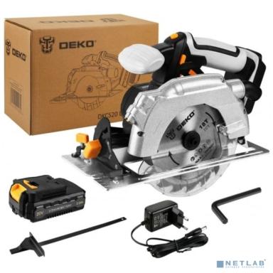 Дисковая пила аккумуляторная DEKO DKCS20 Laser 20В 165мм 1*2.0Ач