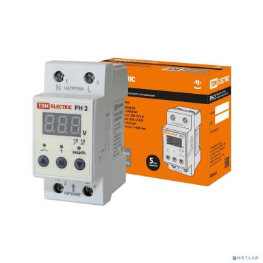 TDM SQ1504-0015 Реле напряжения 1ф РН 2 40А-220В (LED-дисплей) 