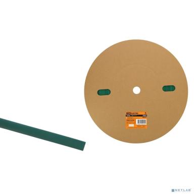 TDM SQ0518-0011 Термоусаживаемая трубка ТУТнг 8/4 зеленая (100 м/ролл) 