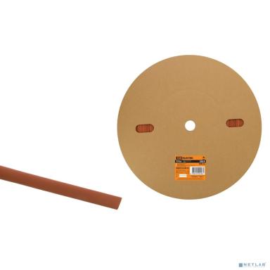 TDM SQ0518-0012 Термоусаживаемая трубка ТУТнг 8/4 красная (100 м/ролл) 