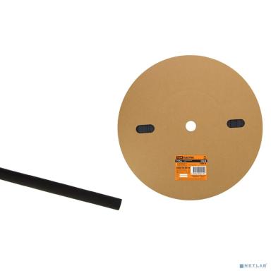 TDM SQ0518-0014 Термоусаживаемая трубка ТУТнг 8/4 черная (100 м/ролл) 
