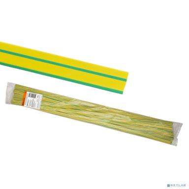 TDM SQ0518-0217 Термоусаживаемая трубка ТУТнг 10/5 желто-зеленая по 1м (50 м/упак) 