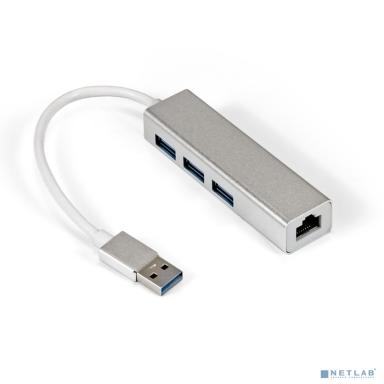 ExeGate EX294185RUS Кабель-адаптер ExeGate EXE-77U3T-45 (USB3.0 --> 3xUSB3.0 + 1xRJ45 UTP 1000Mbps RLT8153)