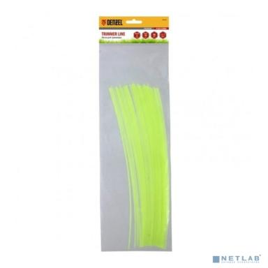 Denzel Леска для триммера круглая нарезанная 2мм х 30 см 50 шт FLEX CORD [96100]