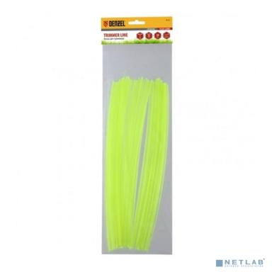 Denzel Леска для триммера квадратная  нарезанная 2мм х 30 см 50 шт FLEX CORD [96102]