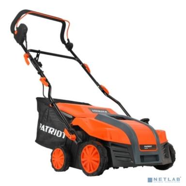 PATRIOT SCE 180 Скарификатор электрический [512309180] { 1800Вт, ширина 400мм, травосборник 55 л, колеса 180/150 }