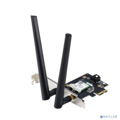 Сетевой адаптер ASUS PCE-AXE5400 WiFi 6E Bluetooth 5.2 2402+2402+574Mbps 6GHz/5GHz/2.4GHz 