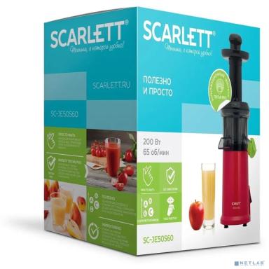 Scarlett SC-JE50S60 Соковыжималка (красный)
