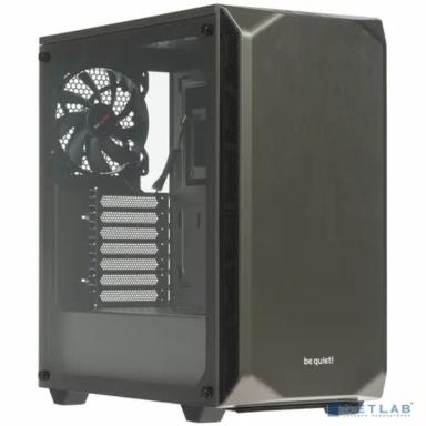 be quiet! Pure Base 500 Window Metallic Gray / ATX, TG / 2x140mm fans inc. / BGW36