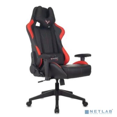 Кресло игровое Бюрократ Zombie VIKING 5 AERO черный/красный эко.кожа с подголов. крестов. пластик (1216368)