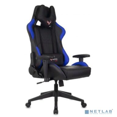 Кресло игровое Бюрократ Zombie VIKING 5 AERO черный/синий эко.кожа с подголов. крестов. пластик (1359294)