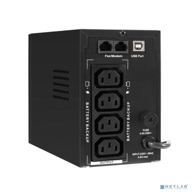 Exegate EX294610RUS ИБП ExeGate SpecialPro Smart LLB-500.LCD.AVR.4C13.USB <500VA/300W, LCD, AVR, 4*C13, USB, Black>