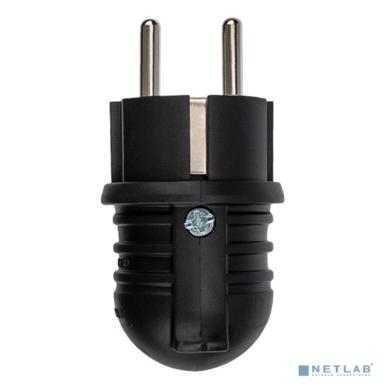 REXANT 111-003 Вилка угловая влагозащищенная, с/з, 16 А, IP44 каучук REXANT