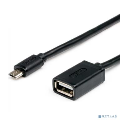 Exegate EX294760RUS Кабель OTG USB 2.0 ExeGate EX-OTG-USB2-AFmicroBM5P-0.15 (AF/microBm 5P, 0,15м)