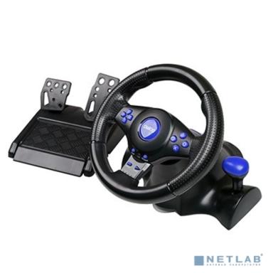Dialog Игровой руль GW-130VR Dialog Fast Drive - 2 педали, рычаг ПП, PC USB