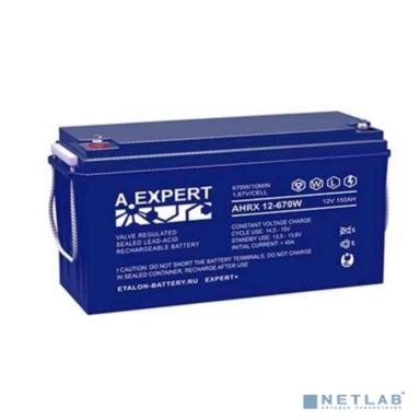 A.ETALON Аккумулятор AHRX 12-670W (12 В 150 Ач, Резьба под болт М8)