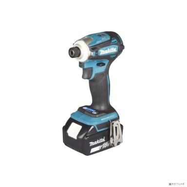 Makita DTD172RTJ Шуруповерт аккумуляторный [DTD172RTJ] { 18В,2x5 Ач Li-ion,0-1100\2100\3200\3600\м,6-ти гр1\4",8реж,1.2кг,180Нм,М5-M16 }